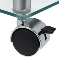 Table D'appoint En Verre Avec Roulettes -Meilleur Meubles Magasin 38e451dc1cb14e1ab567d2f4021b7fa8