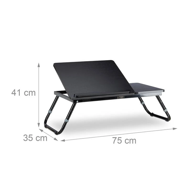 1x Table D'ordinateur Portable Noir 10 1x Table D'ordinateur Portable Noir – Image 8