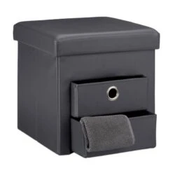 Tabouret De Rangement Carré Pliant -Meilleur Meubles Magasin 3e807e2129e1408db5440ec16ea9494a