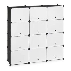 Étagère à Chaussures Noir Et Blanc