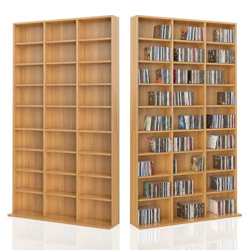 Étagère à CD Jukebox 178cm Blanc 11 Étagère à CD Jukebox 178cm Blanc – Image 9