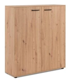 Meuble à Chaussures 2 Portes 8 étagères