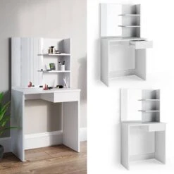 Coiffeuse Dekos Blanc Avec Banc -Meilleur Meubles Magasin 439999ab370b448bbc7a208d41786e19