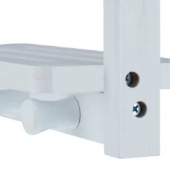 Étagère Douche Suspendue Bambou Blanc -Meilleur Meubles Magasin 450e8ae5b5294f49bbf71e1c4b78108b