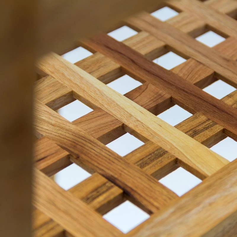 Étagère De Salle De Bain Rangement Noyer 8 Étagère De Salle De Bain Rangement Noyer – Image 6