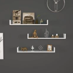 Lot De 3 étagères Murales Höganäs -Meilleur Meubles Magasin 4b0f10fc1db245c79a45ec96f64691ab