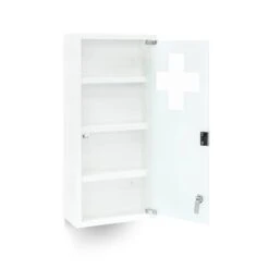 Armoire à Pharmacie Blanche Inox -Meilleur Meubles Magasin 4bf57b9002974ae6aa0da4a9ddc009d7