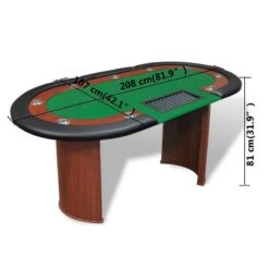 VIDAXL Table De Poker -Meilleur Meubles Magasin 4c33fae8305d4a76bde350152b92c75e