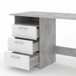 Bureau Meiko Béton/blanc -Meilleur Meubles Magasin 53fdb7ca59f44afbaf37e17a983819cf