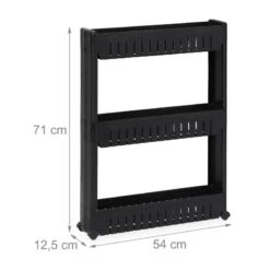 Étagère De Cuisine à Roulettes 3 Niveaux 24 Étagère De Cuisine à Roulettes 3 Niveaux -Meilleur Meubles Magasin 56608a534442405c951351438cf33357