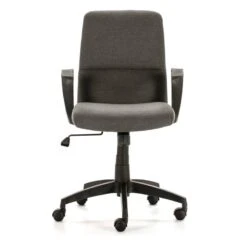 Fauteuil De Bureau Teo, Tissu Gris Foncé -Meilleur Meubles Magasin 5674ed86dd1540918aa1ceaf869b6877