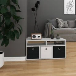 Etagère Hylda Blanc & 3 Boîtes P 12 Etagère Hylda Blanc & 3 Boîtes P -Meilleur Meubles Magasin 5ad65119d4bf46b09cf1a0c321a91b62