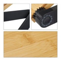 Support à Ordinateur Portable Bambou Alu -Meilleur Meubles Magasin 5c47774cea85415aa666e40d1a55eeed