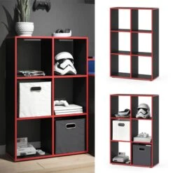 Etagère Noir/vert 6 Compartiments -Meilleur Meubles Magasin 5cbe8888d92b41a7aeb526c04543493e