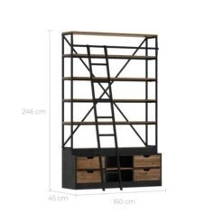 Bibliothèque Kasi -Meilleur Meubles Magasin 600773f8744a454f987e92fa7e4fbf51