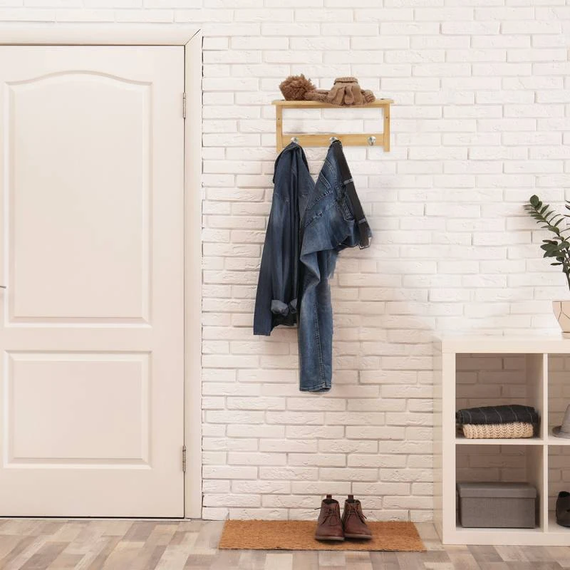 Étagère Murale Avec Patères 6 Étagère Murale Avec Patères – Image 4