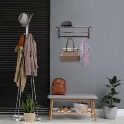 Porte-manteaux Mural Avec Rangement -Meilleur Meubles Magasin 63de282d5b2f415a9fb566d07032f513