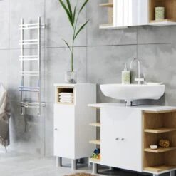 Salle De Bain Aquis Blanc/sonoma (3 él.) 13 Salle De Bain Aquis Blanc/sonoma (3 él.) -Meilleur Meubles Magasin 63ee0c218b5f46d3916bd9bce80428e0
