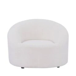 Fauteuil Design En Bouclette Ivoire -Meilleur Meubles Magasin 64fc9c0300f24d6db78b2ab8524de349
