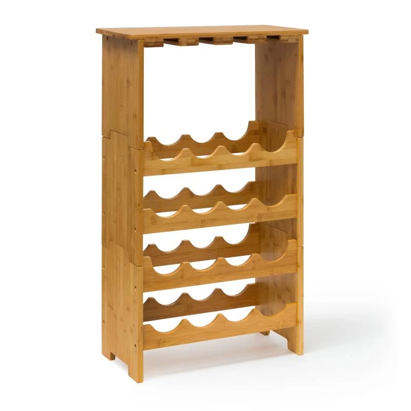 Casier à Bouteilles De Vin Étagère à Vin 5 Casier à Bouteilles De Vin Étagère à Vin – Image 3