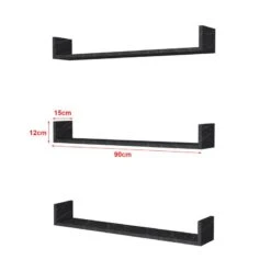 Lot De 3 étagères Murales Höganäs -Meilleur Meubles Magasin 65a99935784740efb5e4a78d48727ac8