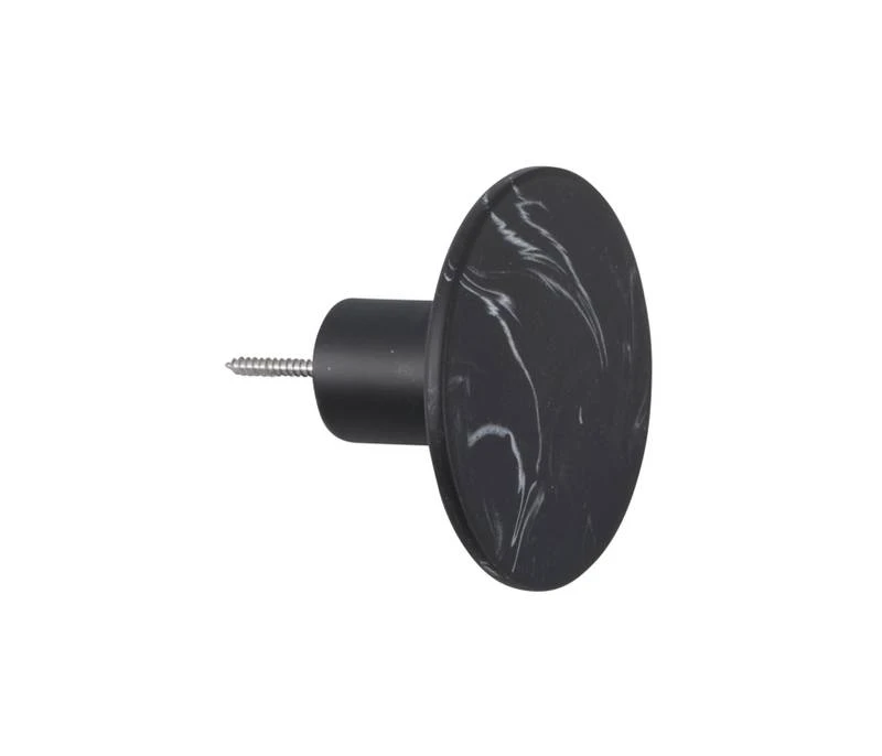 PRESENT TIME Lot De 4 Patères Marbrées 6 PRESENT TIME Lot De 4 Patères Marbrées – Image 4