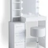 Coiffeuse Meryl Blanc & Tabouret Et LED -Meilleur Meubles Magasin 67e18d935442485bb834aac836de55a1.cropped 84 40 722 933.processed