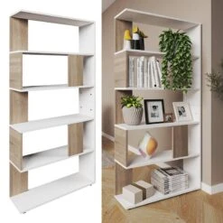 Etagère 80cm Sonoma/blanc 12 Etagère 80cm Sonoma/blanc -Meilleur Meubles Magasin 6a4d8e91df3246e5b0fbddba544d90a6