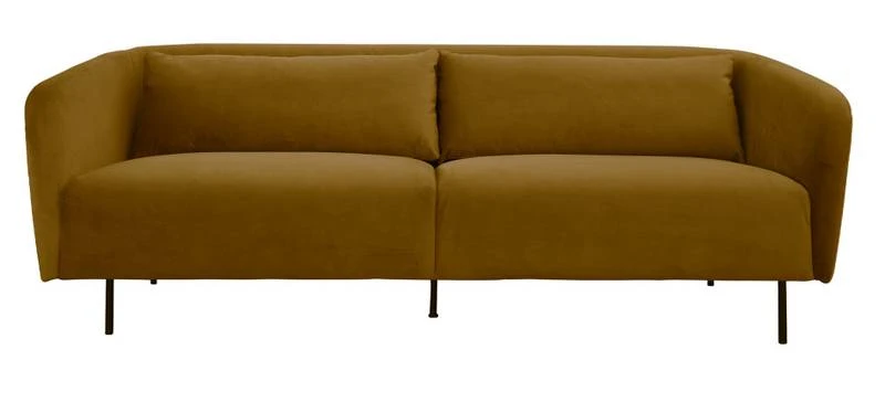 Canapé 3 Places En Velours Bronze 3 Canapé 3 Places En Velours Bronze