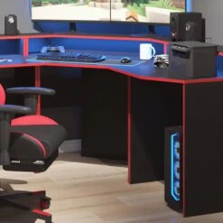 Bureau Ordinateur Kron Noir/rouge Set 1 11 Bureau Ordinateur Kron Noir/rouge Set 1 -Meilleur Meubles Magasin 6ceb72d289b1406daa1824610cced38b