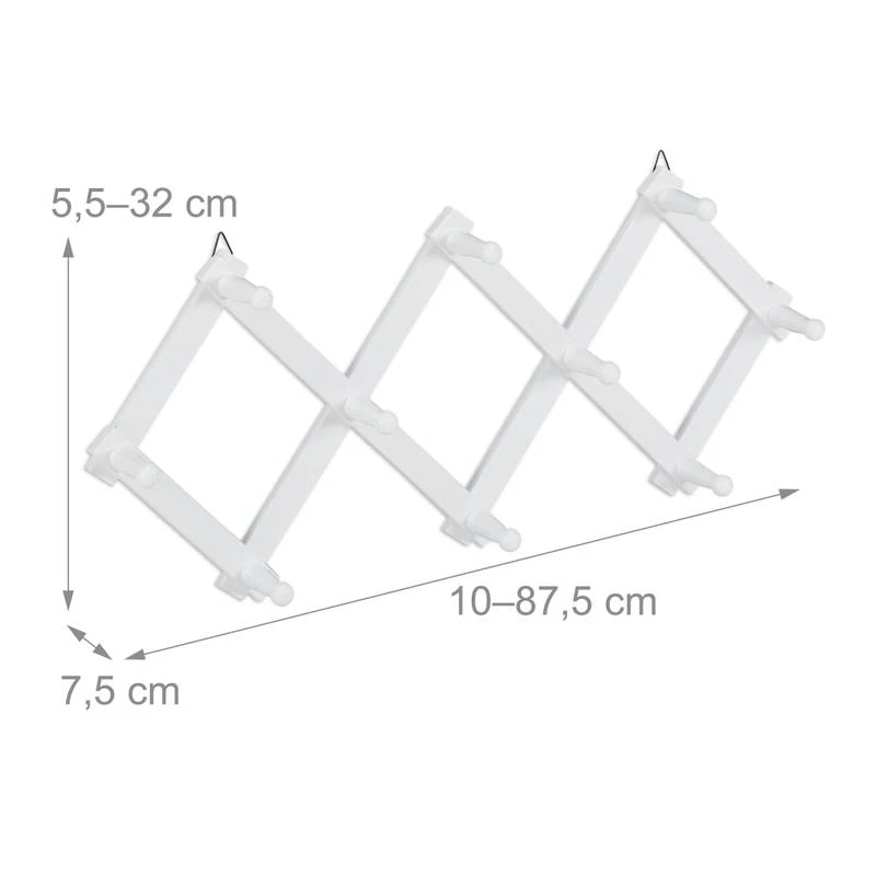 3x Garde Robe Mural En Bois Pliable 17 3x Garde Robe Mural En Bois Pliable – Image 15