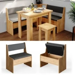 Banc Roman 77cm Sonoma/anthracite -Meilleur Meubles Magasin 70652e784a4c4ef0aaaa0b4a91cd8e61