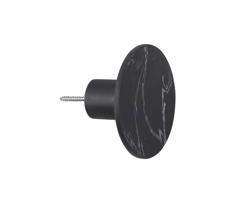 PRESENT TIME Lot De 4 Patères Marbrées 5 PRESENT TIME Lot De 4 Patères Marbrées – Image 3