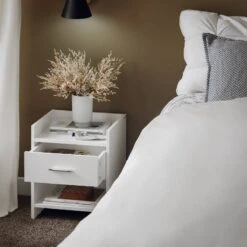 Table De Chevet Table D'Appoint FBT66-W -Meilleur Meubles Magasin 71dc469a97c343709828d5db166e0d89