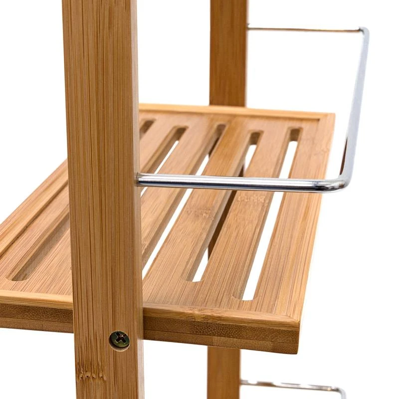 Étagère De Douche Bambou 8 Étagère De Douche Bambou – Image 6