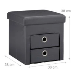 Tabouret De Rangement Carré Pliant -Meilleur Meubles Magasin 76599805252e43be90e258d419601caa