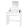 Coiffeuse + Miroir 80x40x140cm Blanc -Meilleur Meubles Magasin 76955c50d5d4456ab5bb85996e6b0bb5
