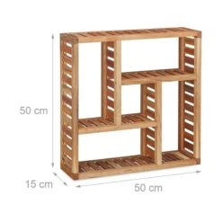 Etagère Murale Salle De Bain Bois Noyer -Meilleur Meubles Magasin 7757791cacbd4a569e4289f4cc8943b4