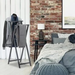 Valet De Chambre Blanc Pliable -Meilleur Meubles Magasin 779c98f57df34e818a0116dcba2496e5