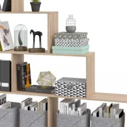 Étagère Escalier Asym Blanc -Meilleur Meubles Magasin 781319c666734c83bd6344c05978c208