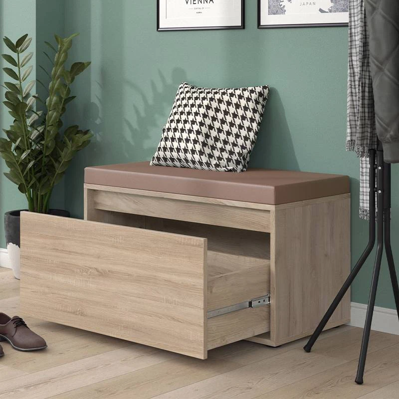 Banc à Chaussures Iker Sonoma 4 Banc à Chaussures Iker Sonoma – Image 2