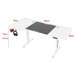 Pro-Tec Bureau électrique Virolahti Forme L -Meilleur Meubles Magasin 7a783be914c34e25b56c11f7bacf4ea8