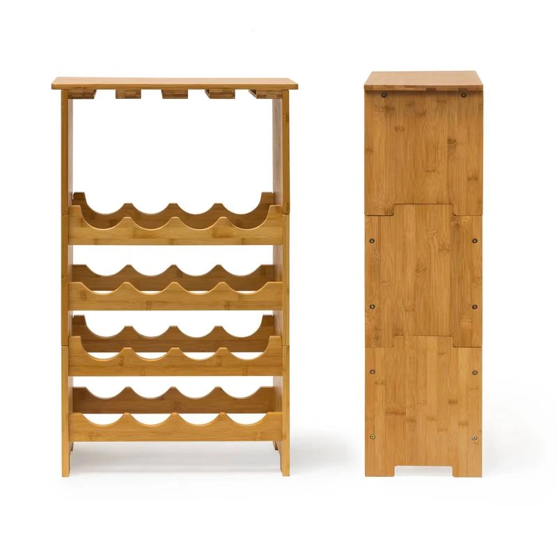 Casier à Bouteilles De Vin Étagère à Vin 6 Casier à Bouteilles De Vin Étagère à Vin – Image 4