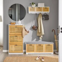 Armoire à Chaussures FSR108-W -Meilleur Meubles Magasin 7ca7feafdfa54c61a025aa15d022ac7e