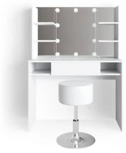 Coiffeuse Daenerys Avec Tabouret & LED