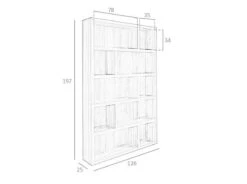 Étagère En Bois De Noyer 13 Étagère En Bois De Noyer -Meilleur Meubles Magasin 829b554975bc47a4a2fd80ac5876c853