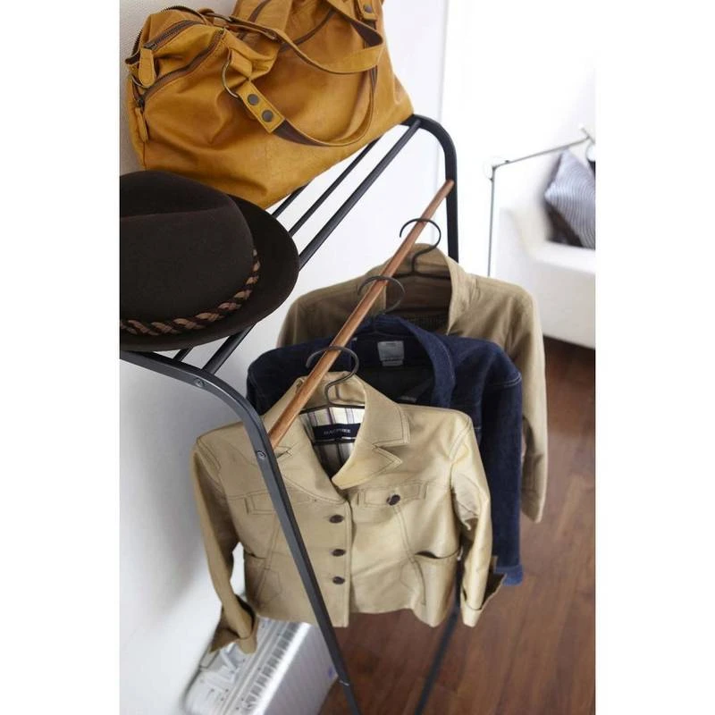 Yamazaki Porte-manteau Tour Inclinée Avec étagère 5 Yamazaki Porte-manteau Tour Inclinée Avec étagère – Image 3