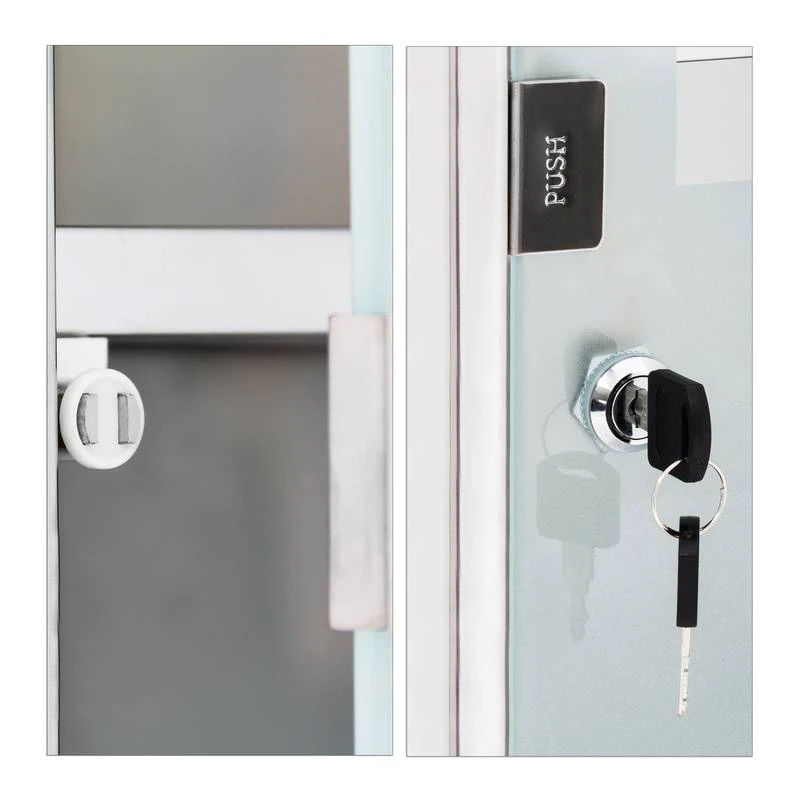 Armoire à Pharmacie EMERGENCY Acier Inox 7 Armoire à Pharmacie EMERGENCY Acier Inox – Image 5