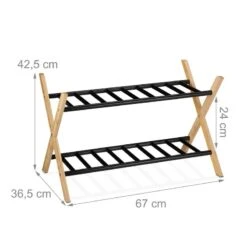 Étagère à Chaussures Avec 2 Niveaux -Meilleur Meubles Magasin 85b5d569f001408f86d9e20eda8a7ba4