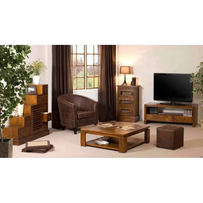 Meuble TV 2 Grands Tiroirs 1 Petit 5 Meuble TV 2 Grands Tiroirs 1 Petit – Image 3